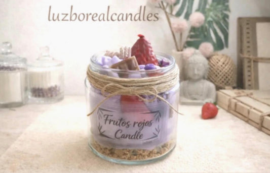 Frutas del bosque candle